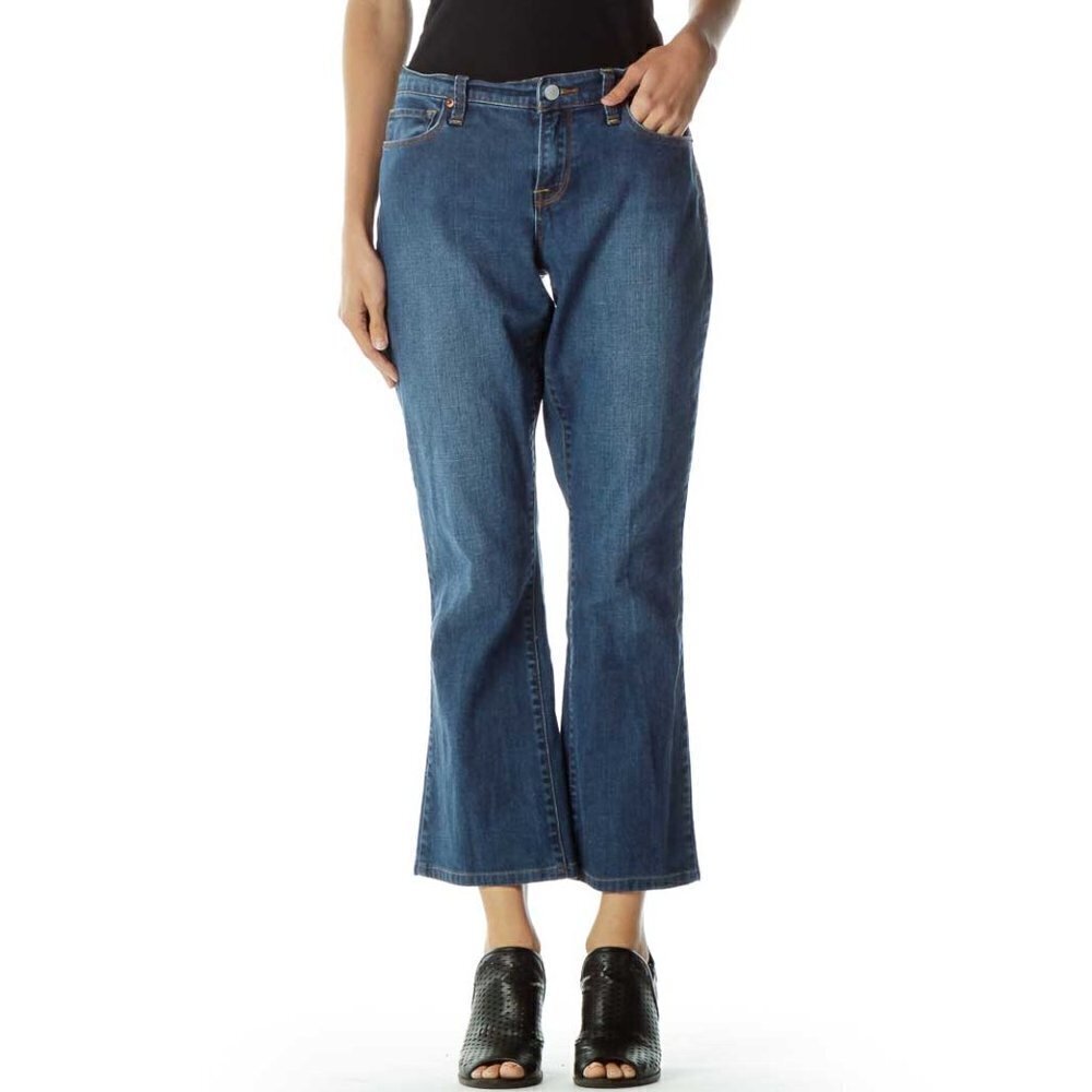 Lucky Brand Blue 7/8 Boot Cut Jeans - Picture 1 of 3